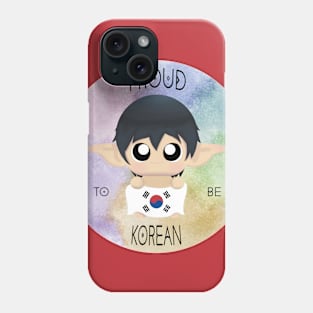 Proud to be Korean (Sleepy Forest Creatures) Phone Case