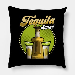 Cute Tequila Squad Margarita Drinking Drinkers Pillow