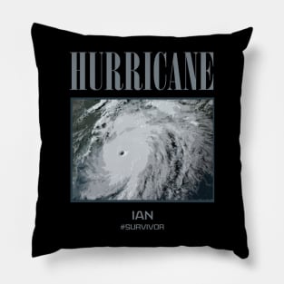 hurricane ian survivor Pillow