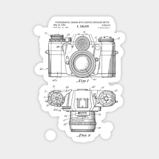 Vintage Camera Patent Print 1962 Magnet