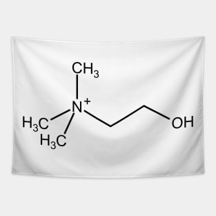 Choline C5H14NO Molecule Tapestry