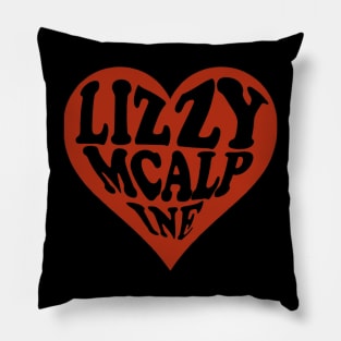 lizzy mcalpine heart Pillow