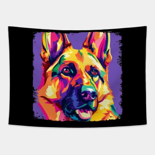 German Shepherd Dog Pop Art - Dog Lover Gifts Tapestry