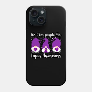 We Wear Purple For Lupus Awareness Phone Case