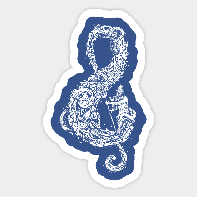 Sound of the Ocean - Ocean - Sticker