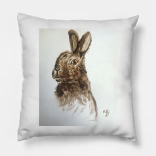 Mr Cottontail Bunny Rabbit Pillow