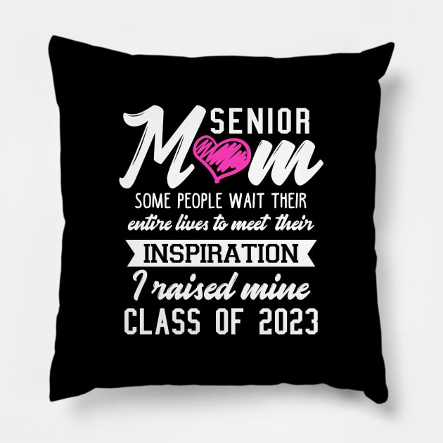 Proud Mom of a 2023 Senior Pillow by KsuAnn