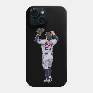 Jose Altuve #27 Celebrates Win Phone Case