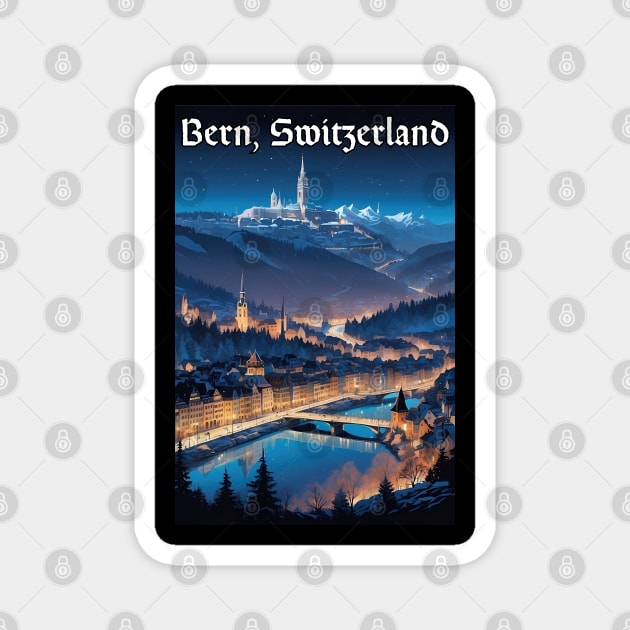 Bern Switzerland Magnet by HUNTINGisLIFE