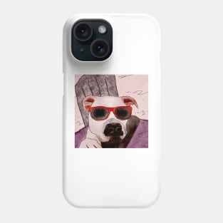 Dog in Sunglasses Phone Case