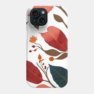 Chromatic Botanic Abstraction #37 Phone Case