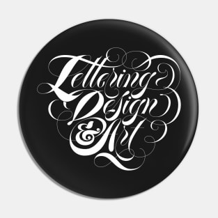 Lettering Design And Art Pin