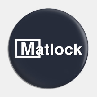 Matlock logo Pin