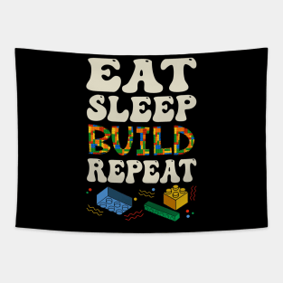 Birthday Master Brick Block Builder Tapestry