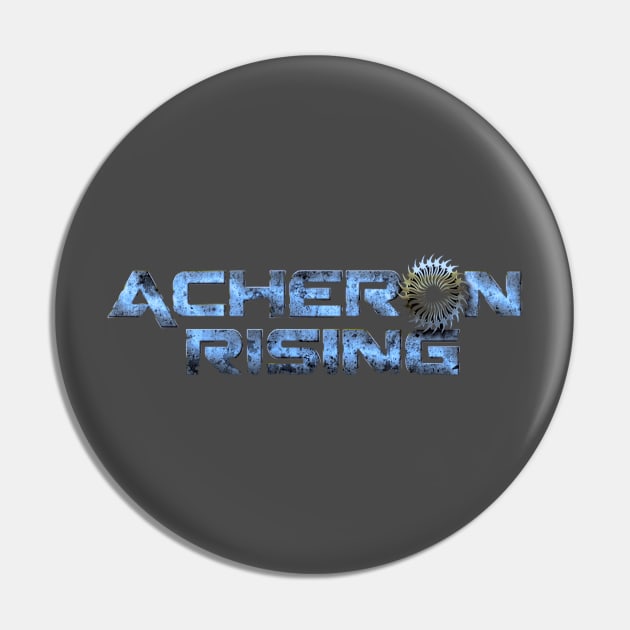 Acheron Rising logo Heart Pin by Acheronrising