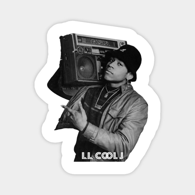 L.L. Cool J Inspired Retro Magnet by ArtImpressionFinds