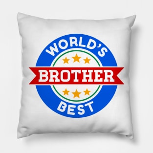 World's Best Brother Pillow