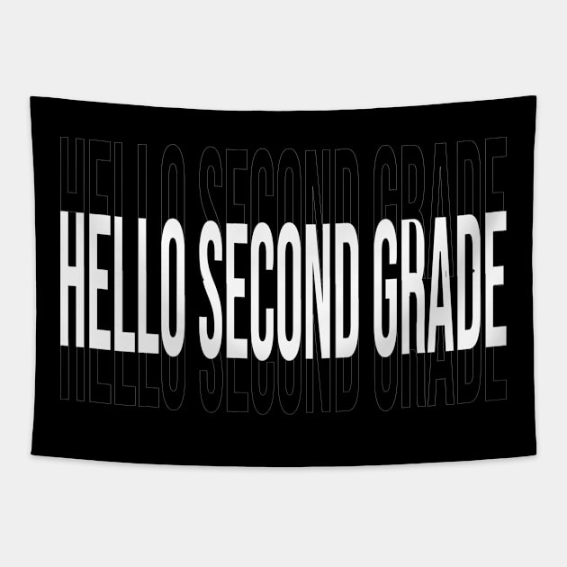 Hello second grade Tapestry by Duodesign