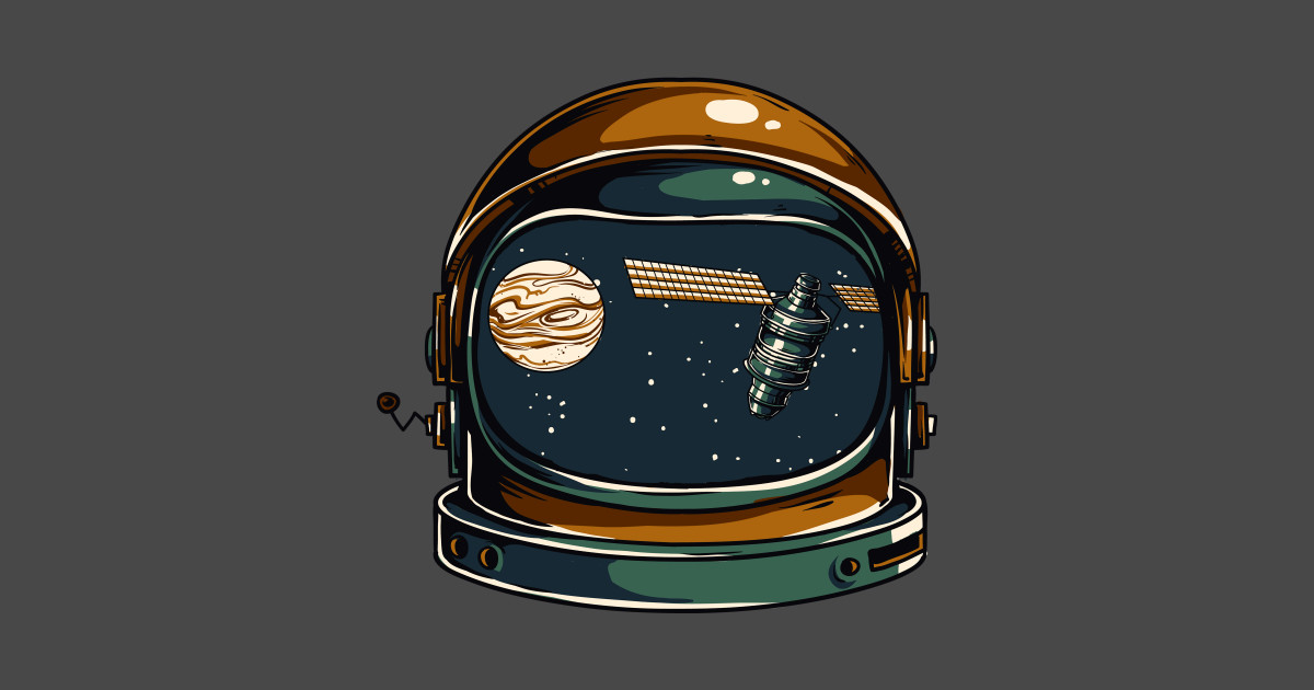 The Space Helmet - The Space Helmet - T-Shirt | TeePublic