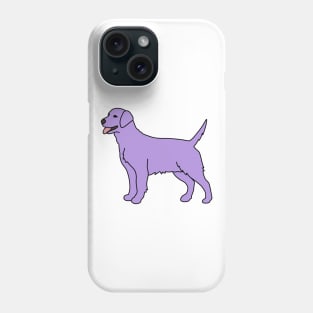 Purple Labrador Phone Case