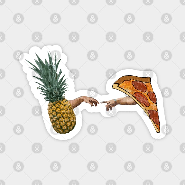 Creation of Pineapple Pizza Magnet by Swagazon