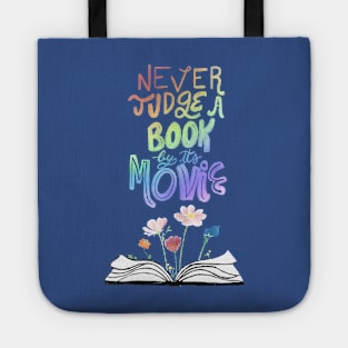 Never judge a book by its movie - blue Tote