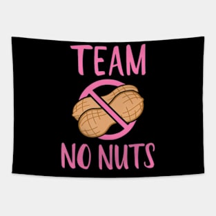 Team No Nuts Girl" Gender Reveal Party Tapestry