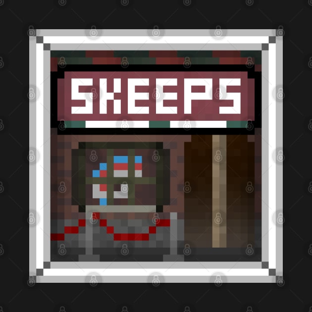 "Skeeps" - WHITE BORDER by Little Landmarks