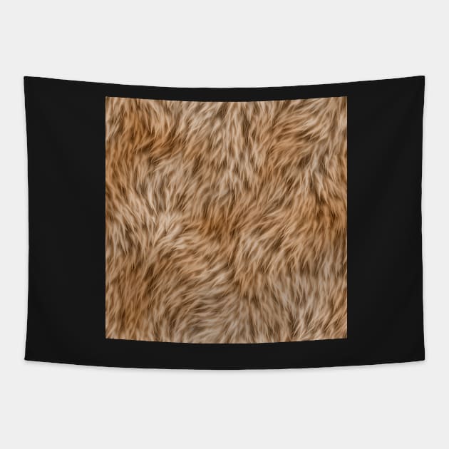 Caramel Fur Design Tapestry by CraftyCatz