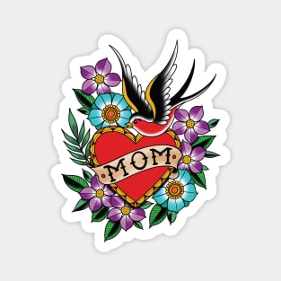 Mom Heart Tattoo design Magnet