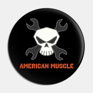 American Muscle Pin