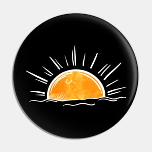 Simple Art Of Sun Shines With Full Of Positive Energy Pin