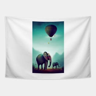 Elephants Tapestry