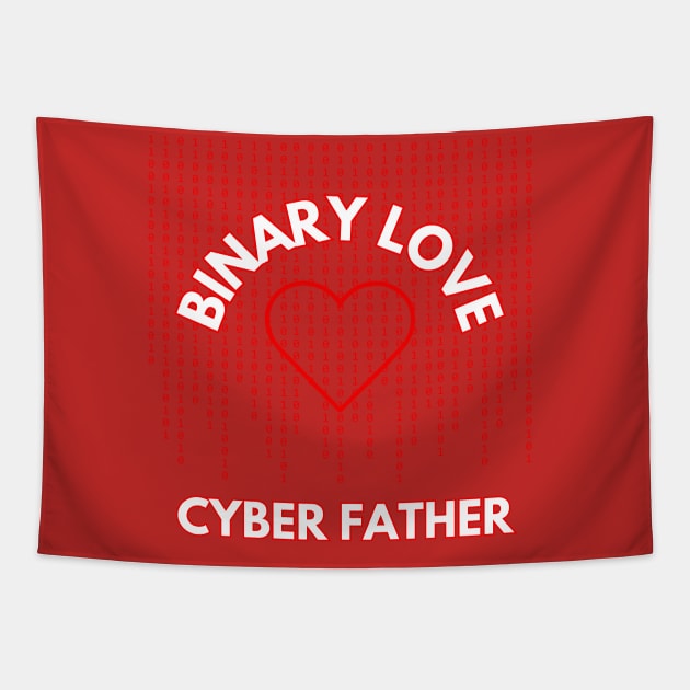 Binary Love Tapestry by CyberFather