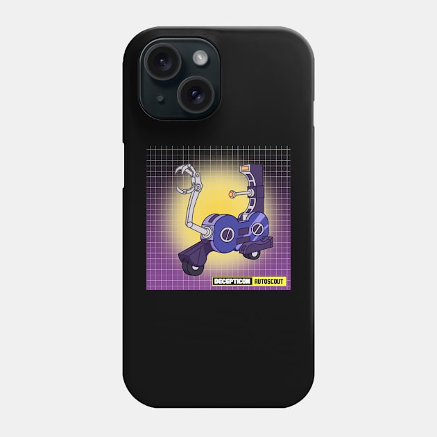 Decepticon Autoscout Phone Case by Rumble's Blue and Friends Too 