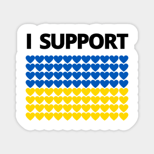 I Support Ukraine Magnet