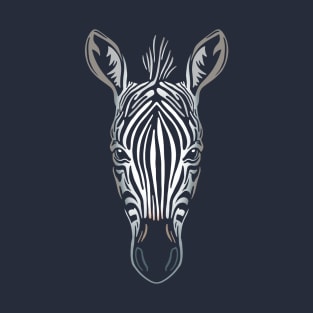 African Zebra Face T-Shirt