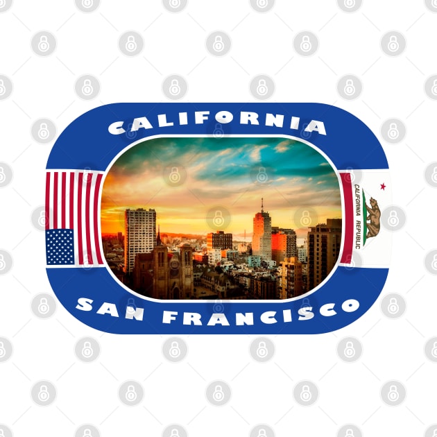 California, San Francisco City, USA by DeluxDesign