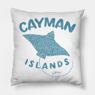 Cayman Islands, Spotted Eagle Ray Pillow