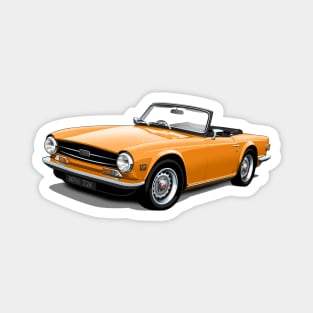 Triumph TR6 in orange Magnet