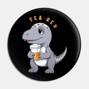 Tea-Rex Pin