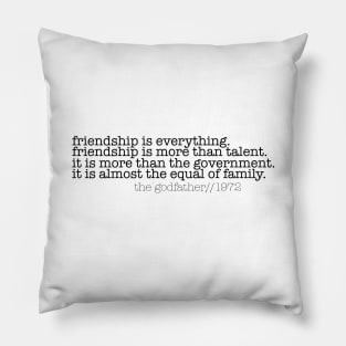 The Godfather quote Pillow