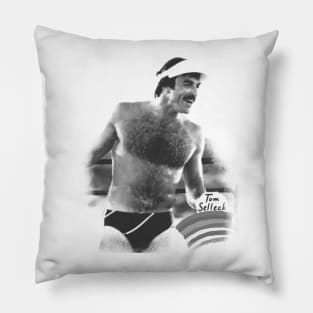 Tom Selleck // Vintage Halftone Pillow