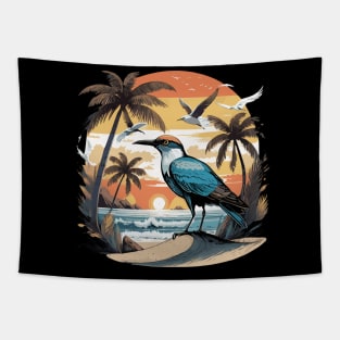 Birds Lover Beach and Birds Birdwatching Tropical Coastal Tapestry