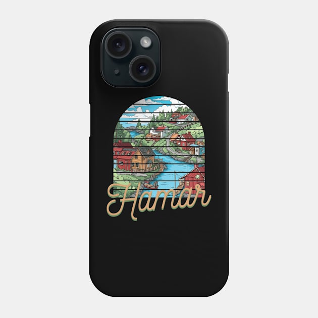 Hamar - Norwegian Phone Case by letrirs