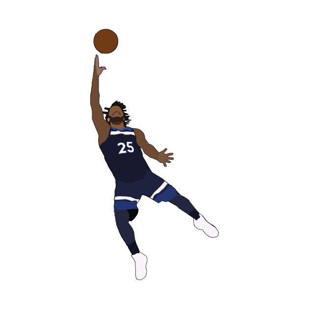 Derrick Rose - Minnesota Timberwolves by xavierjfong