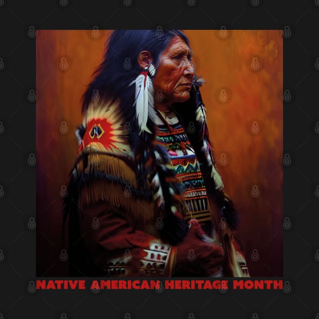 Native American Heritage Month -Iindigenous men by DESIGNWELTS