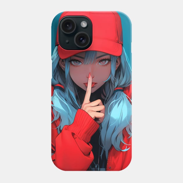 Anime Teen Girl Phone Case by Juka