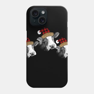 Christmas With My Herd Cow Funny Gift For Heifer Lover Phone Case