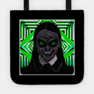 Spooky Green Eyed Monster Tote